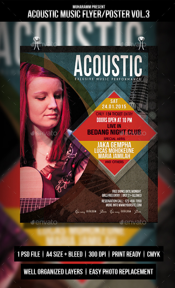GraphicRiver Acoustic Music Flyer Poster Vol.3 11172606 GraphicRiver Acoustic Music Flyer Poster Vol.3 11172606