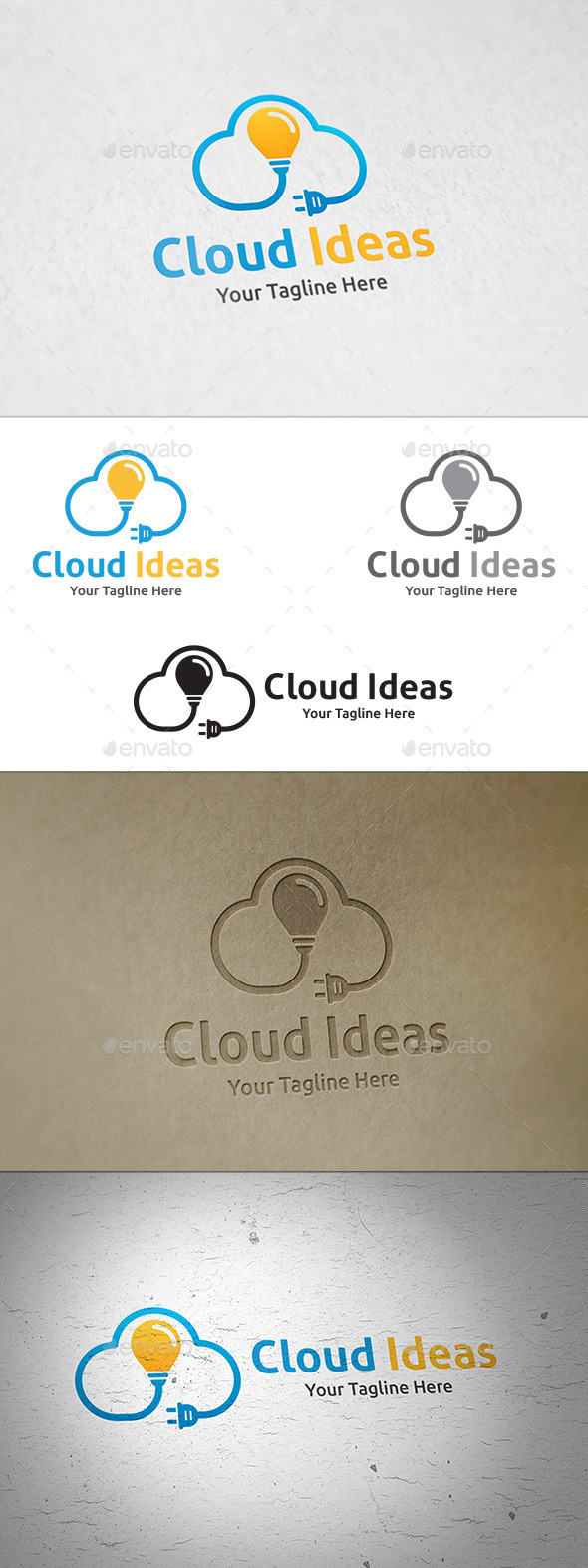 GraphicRiver Cloud Ideas Logo Template 11215136 GraphicRiver Cloud Ideas Logo Template 11215136
