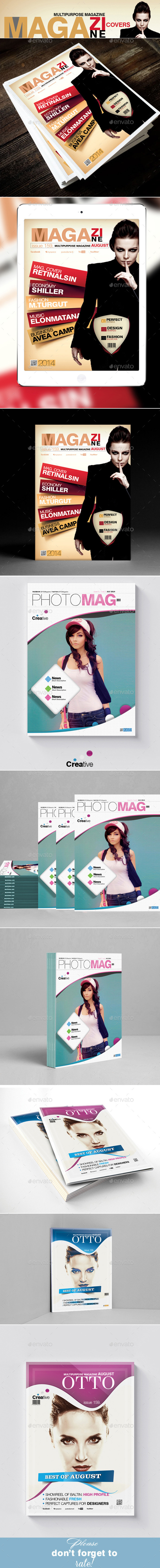GraphicRiver Multipurpose Magazine Cover Templates Bundle 3in1 11215638 GraphicRiver Multipurpose Magazine Cover Templates Bundle 3in1 11215638