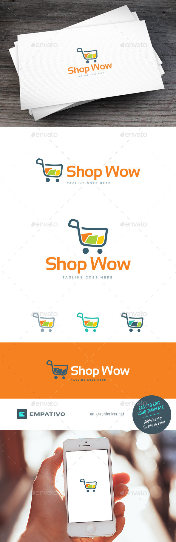 GraphicRiver Shop Wow Logo Template 11215930 GraphicRiver Shop Wow Logo Template 11215930