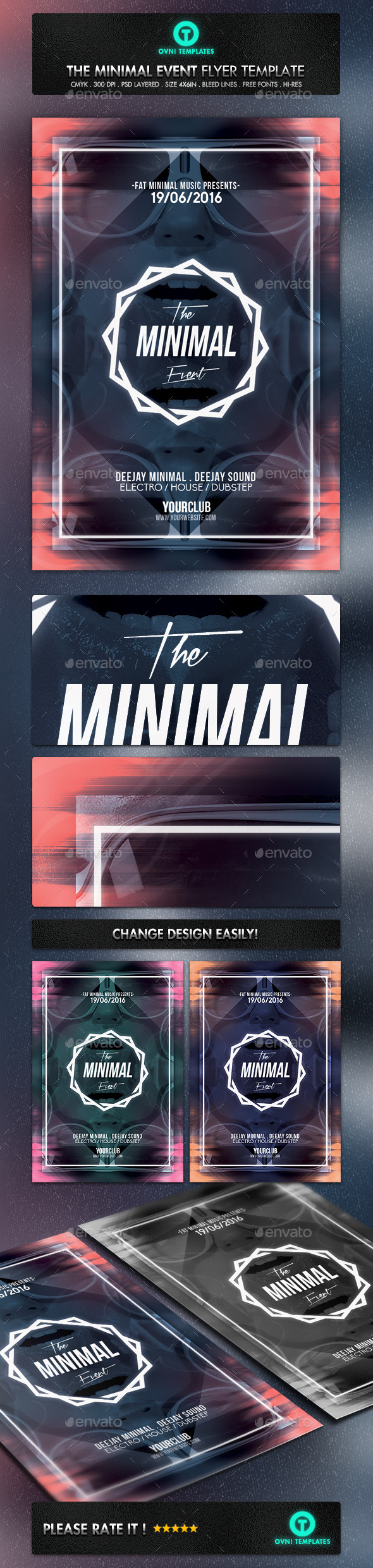 GraphicRiver Futuristic Minimal Flyer Template 11215972 GraphicRiver Futuristic Minimal Flyer Template 11215972