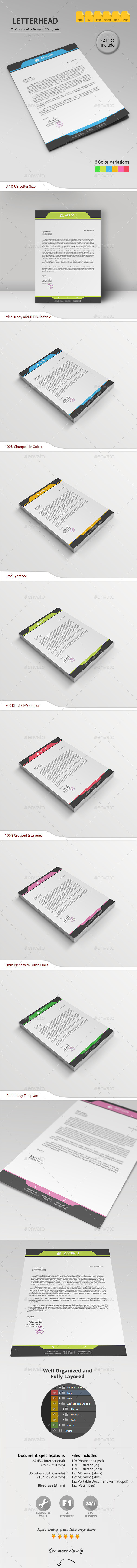 GraphicRiver Letterhead 11216770 GraphicRiver Letterhead 11216770