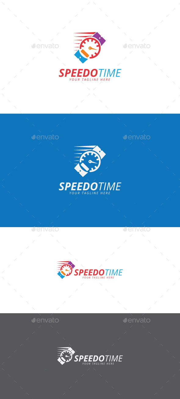 GraphicRiver Speedo Time Logo 11216854 GraphicRiver Speedo Time Logo 11216854