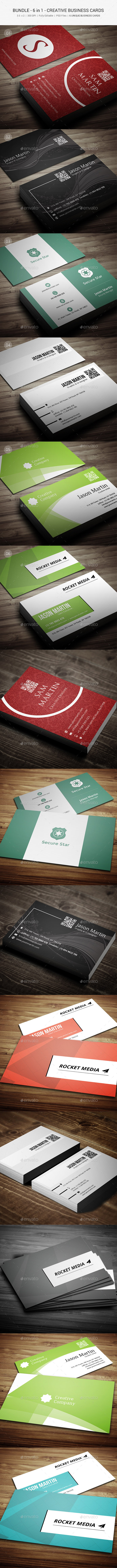 GraphicRiver Bundle 6 in 1 Creative Business Card 102 11194580 GraphicRiver Bundle 6 in 1 Creative Business Card 102 11194580