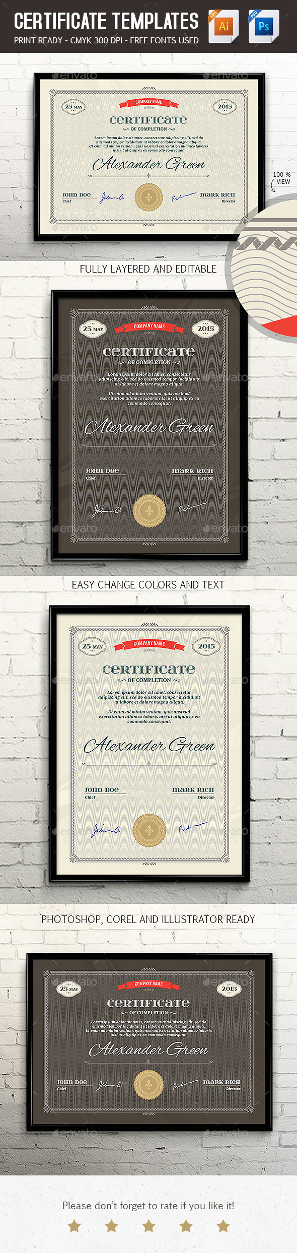 GraphicRiver Certificate Template PSD & EPS Print Ready 11218392 GraphicRiver Certificate Template PSD & EPS Print Ready 11218392