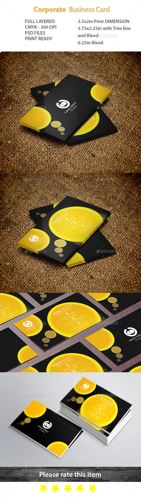 GraphicRiver Corporate Business Card 11218667 GraphicRiver Corporate Business Card 11218667