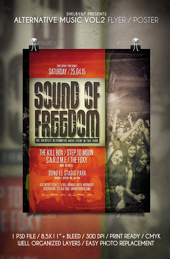 GraphicRiver Alternative Music Flyer Poster Vol.2 11219519 GraphicRiver Alternative Music Flyer Poster Vol.2 11219519