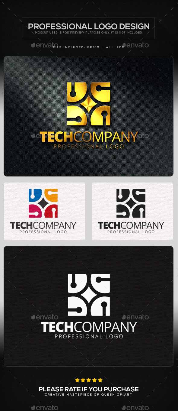 GraphicRiver Tech Company Logo Template 11219624 GraphicRiver Tech Company Logo Template 11219624