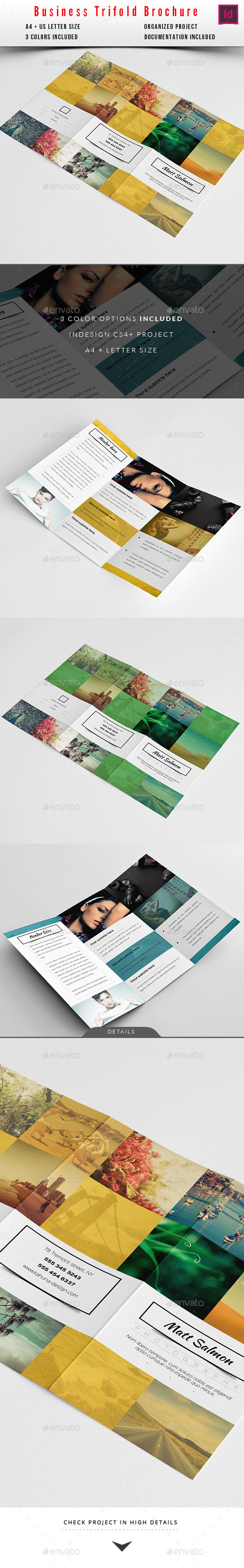 GraphicRiver Portfolio Modern Trifold Brochure 11219969 GraphicRiver Portfolio Modern Trifold Brochure 11219969