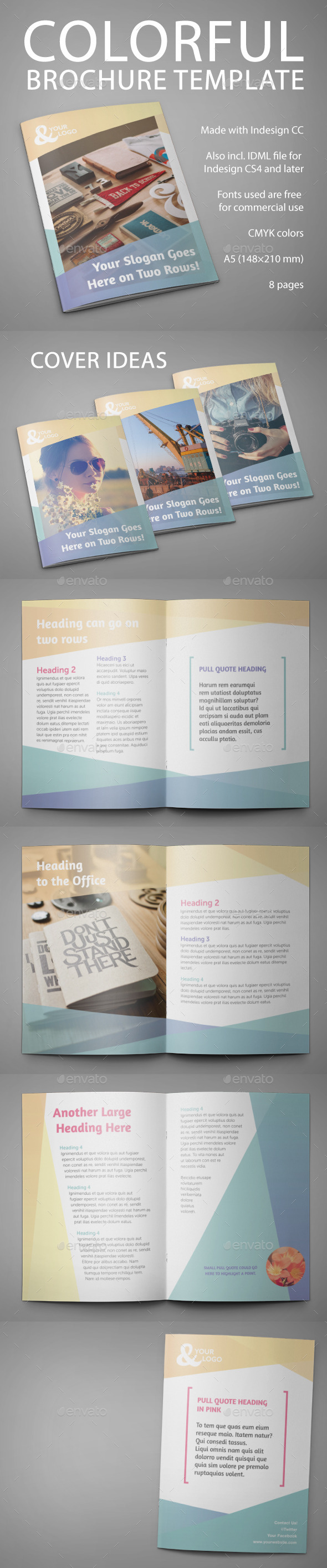 GraphicRiver Colorful Brochure Template 11220123 GraphicRiver Colorful Brochure Template 11220123