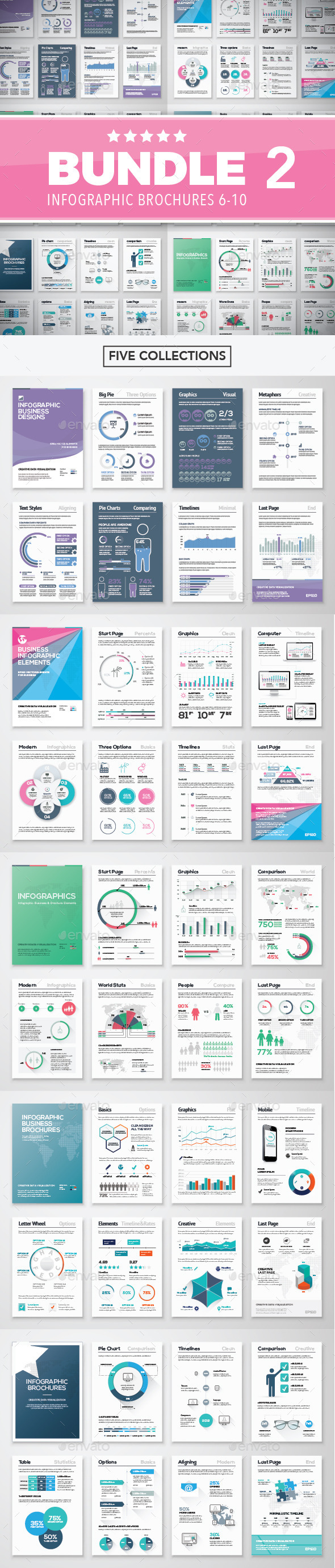 Infographic Brochure Elements Bundle 2