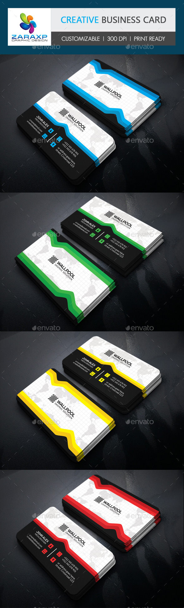 GraphicRiver Creative Business Card 11220287 GraphicRiver Creative Business Card 11220287