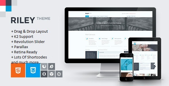 RILEY - Responsive MultiPurpose Joomla Template