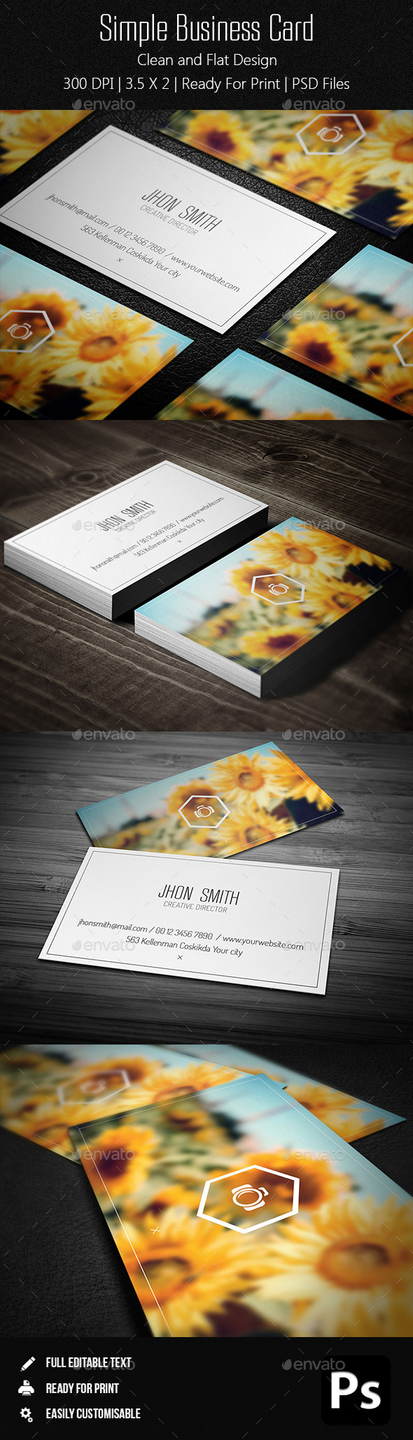 GraphicRiver Simple Business Card 11220845 GraphicRiver Simple Business Card 11220845