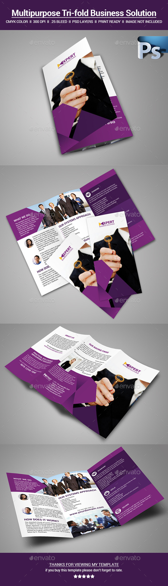 GraphicRiver Multipurpose tri-fold Brochure 11220899 GraphicRiver Multipurpose tri-fold Brochure 11220899