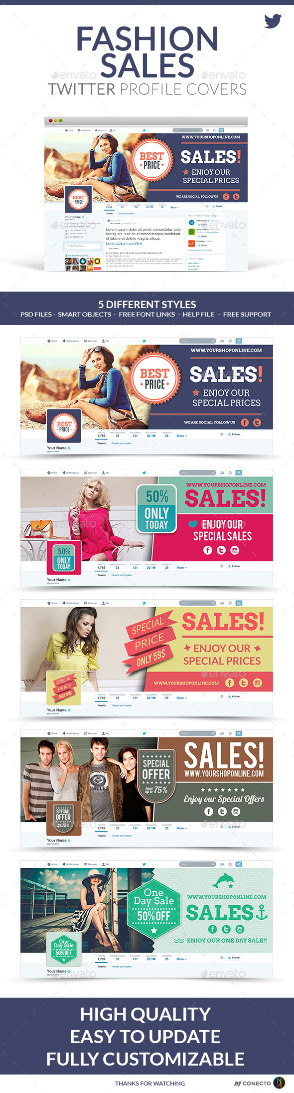 GraphicRiver Twitter Covers Fashion Sales 11221135 GraphicRiver Twitter Covers Fashion Sales 11221135