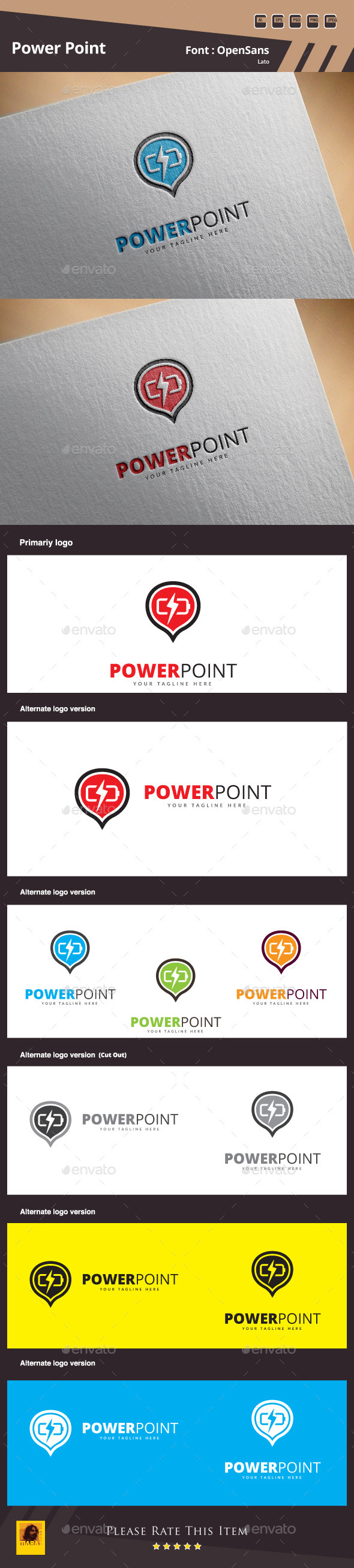 GraphicRiver Power Point Logo Template 11221205 GraphicRiver Power Point Logo Template 11221205