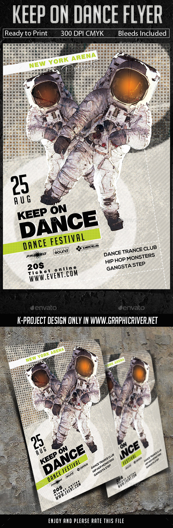 GraphicRiver Keep On Dance Flyer 11221379 GraphicRiver Keep On Dance Flyer 11221379