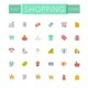 Vector Flat Shopping Icons