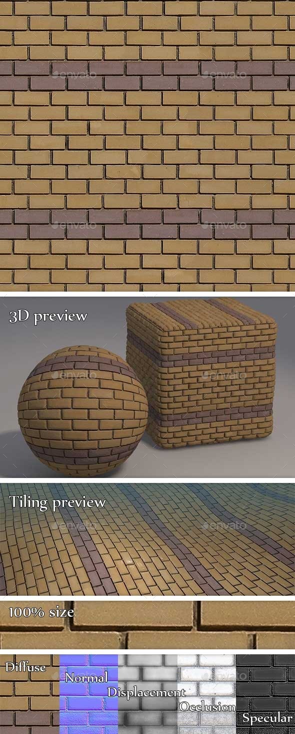 3DOcean Yellow and Purple Brick Wall Seamless Texture 11222426 3DOcean Yellow and Purple Brick Wall Seamless Texture 11222426