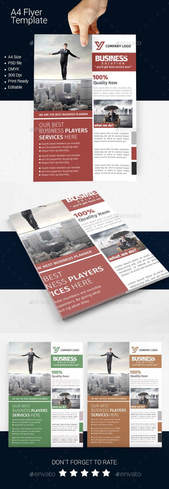 A4 Business Flyer Template 02 (Corporate)