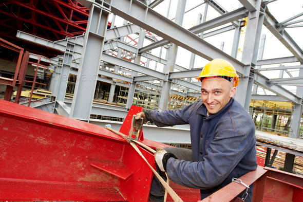 builder worker at construction site (Misc) Photo Download