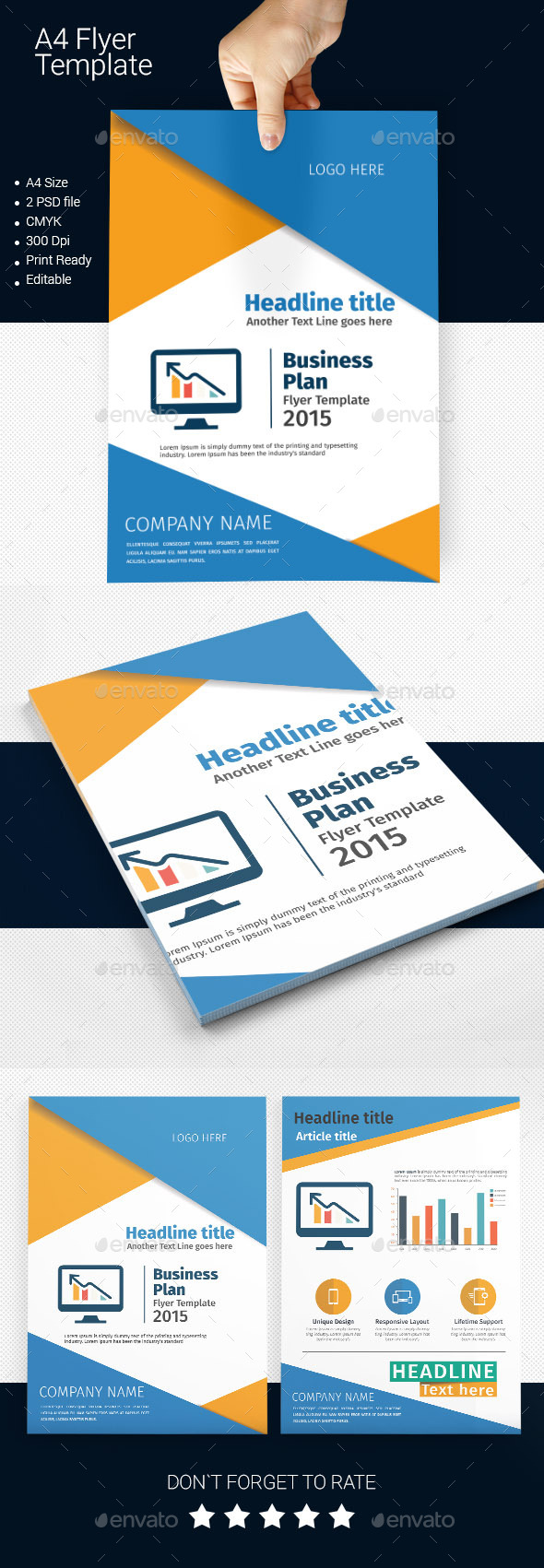 A4 Business Flyer Template 04 (Corporate)