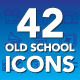 42 Old School Icons