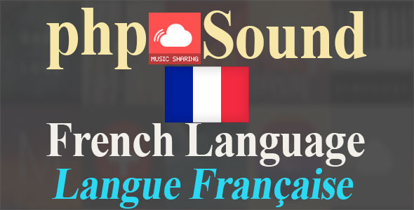 CodeCanyon French Language for phpSound v1.1.0 11177280 CodeCanyon French Language for phpSound v1.1.0 11177280