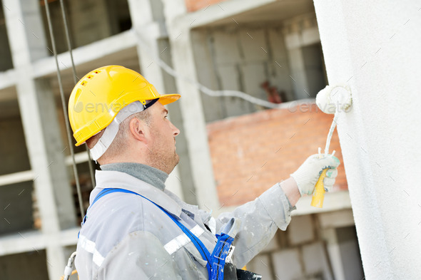 builder facade painter at work (Misc) Photo Download