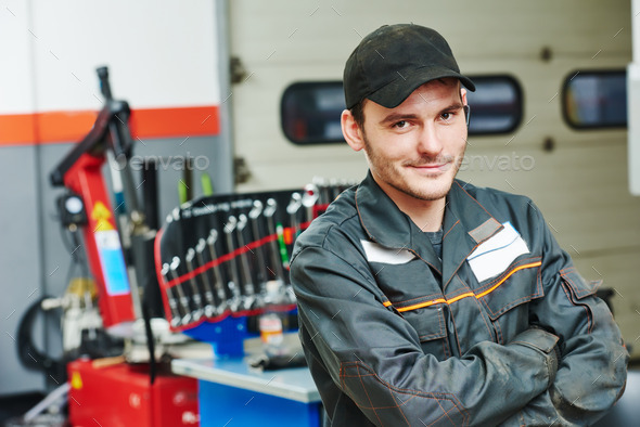 Repairman auto mechanic