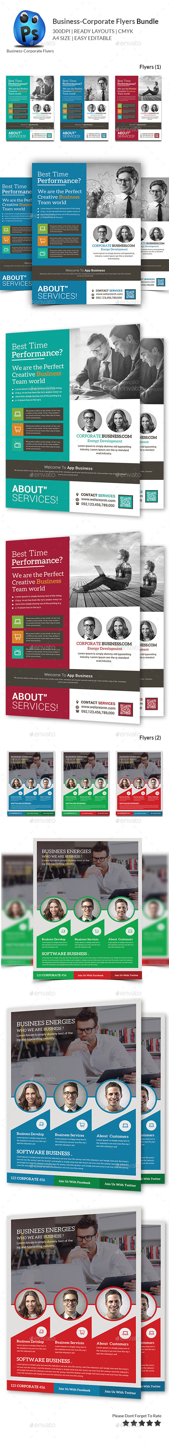 GraphicRiver Corporate Business Flyer Bundle 11228947 GraphicRiver Corporate Business Flyer Bundle 11228947
