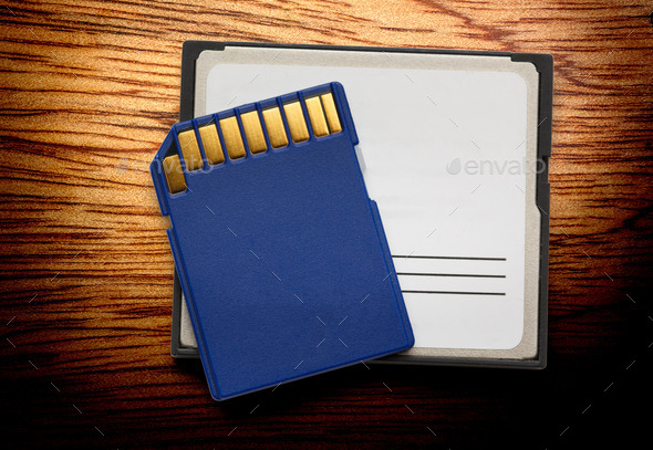 Blue compact memory cards (Misc) Photo Download