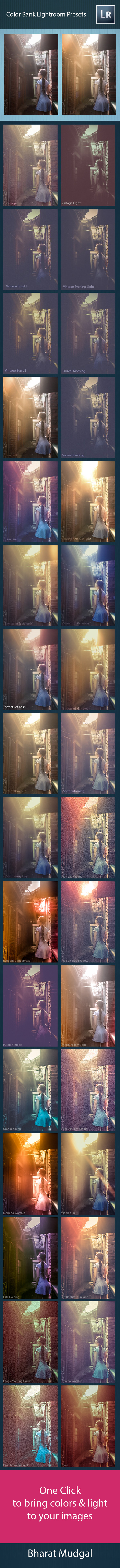 GraphicRiver Color Bank Lightroom Presets 11237692 GraphicRiver Color Bank Lightroom Presets 11237692