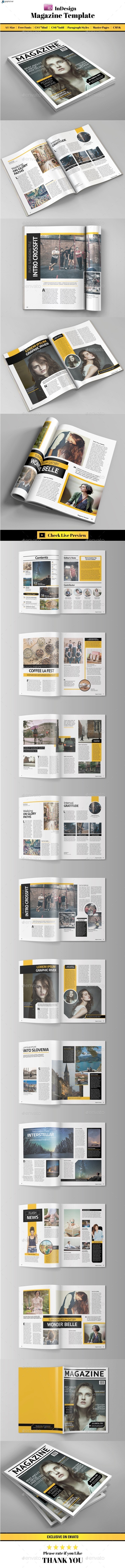GraphicRiver InDesign Magazine Template 11208890 GraphicRiver InDesign Magazine Template 11208890