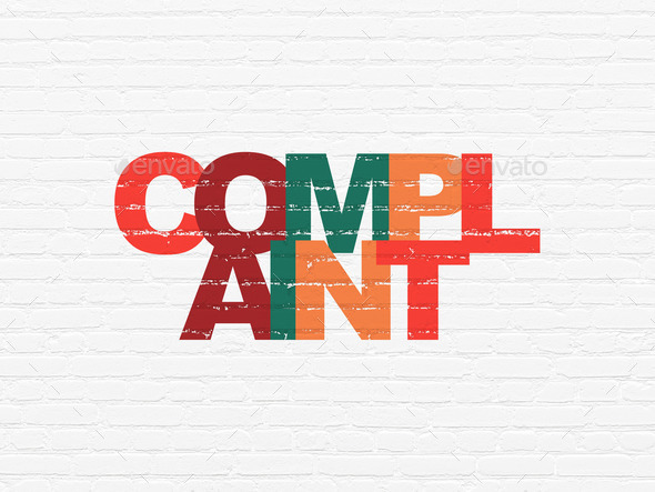 Law concept: Complaint on wall background (Misc) Photo Download