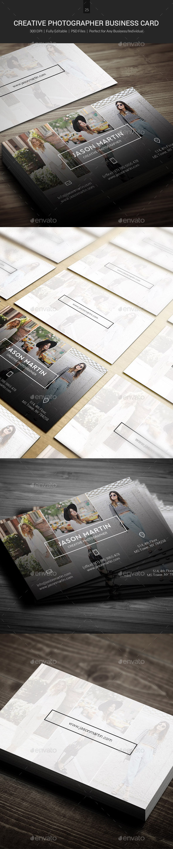 GraphicRiver Creative Photographer Business Card 25 11239132 GraphicRiver Creative Photographer Business Card 25 11239132
