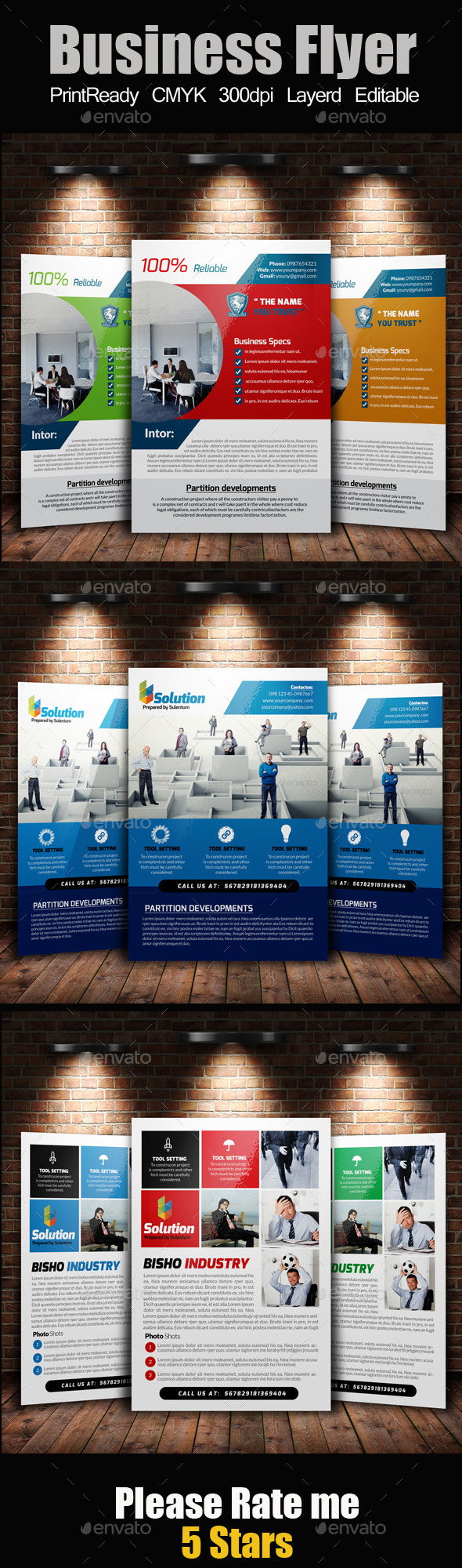 GraphicRiver A4 Business Flyer Template Bundle 11239137 GraphicRiver A4 Business Flyer Template Bundle 11239137