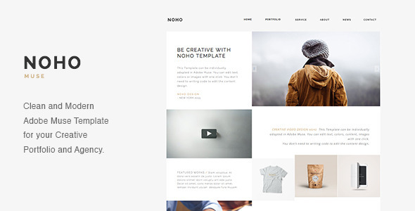 ThemeForest NOHO Creative Agency Portfolio Muse Template 11174979 ThemeForest NOHO Creative Agency Portfolio Muse Template 11174979