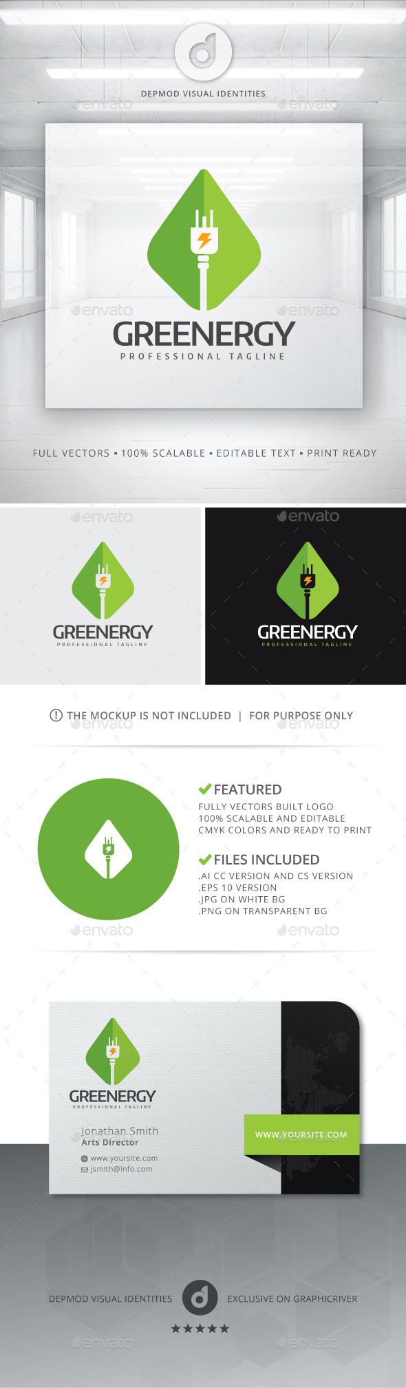 GraphicRiver Greenergy Logo 11239465 GraphicRiver Greenergy Logo 11239465
