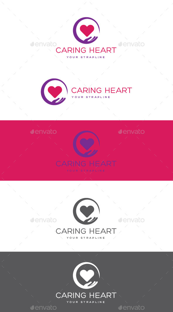 GraphicRiver Caring Heart Logo 11239468 GraphicRiver Caring Heart Logo 11239468