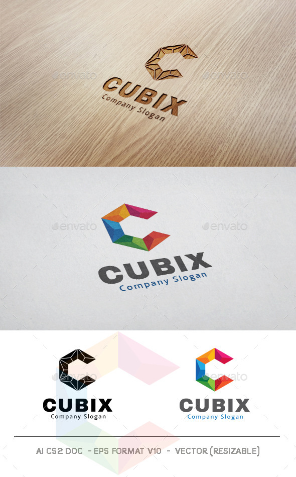 GraphicRiver Cubix C Letter Logo 11239635 GraphicRiver Cubix C Letter Logo 11239635
