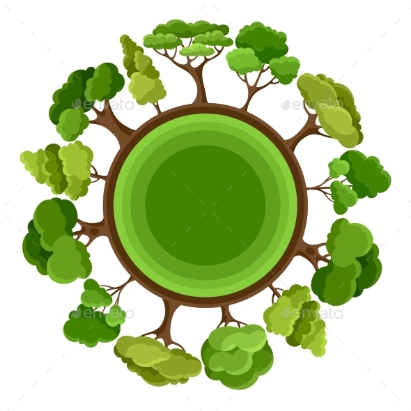 GraphicRiver Ecology Background Design with Trees 11240761 GraphicRiver Ecology Background Design with Trees 11240761
