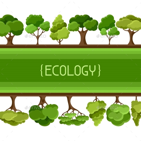 GraphicRiver Ecology Background Design With Trees 11240794 GraphicRiver Ecology Background Design With Trees 11240794