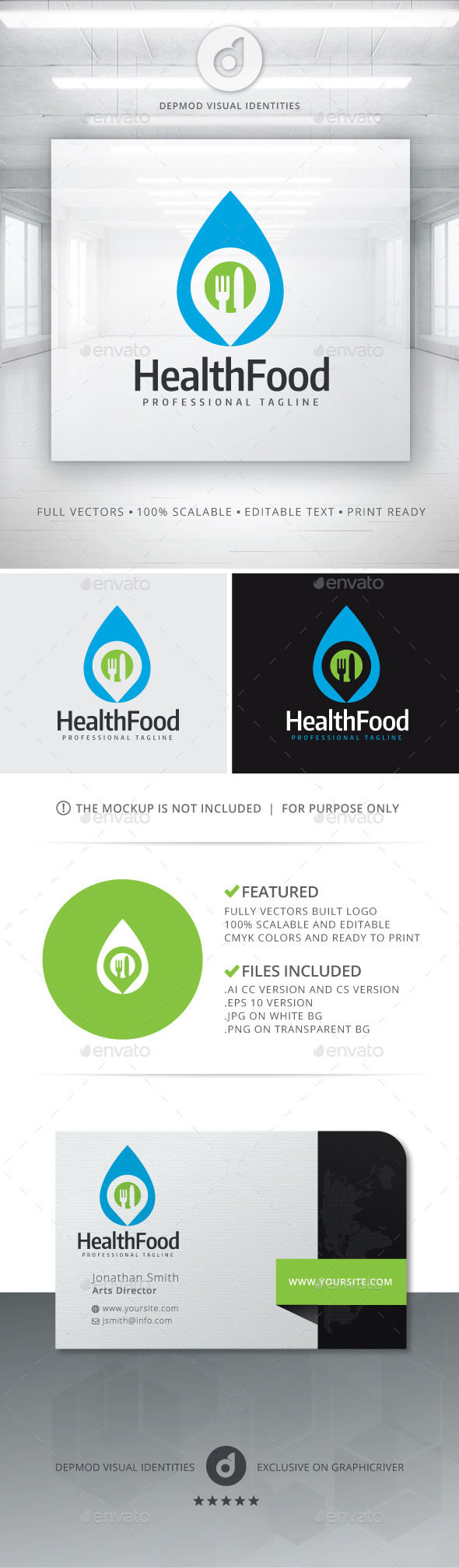 Health Food Logo (Food)