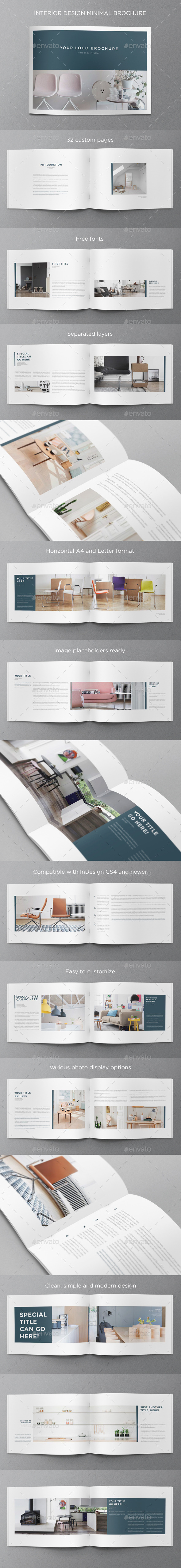 GraphicRiver Interior Design Minimal Brochure 11243000 GraphicRiver Interior Design Minimal Brochure 11243000