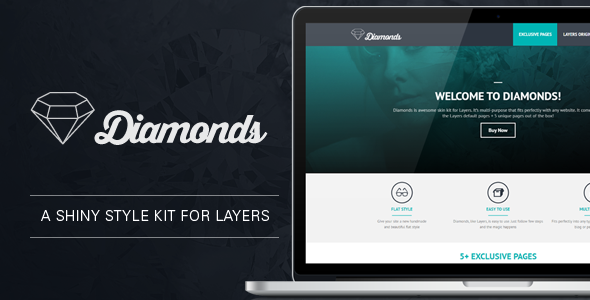 CodeCanyon Diamonds Flat Style kit for Layers 11205853 CodeCanyon Diamonds Flat Style kit for Layers 11205853