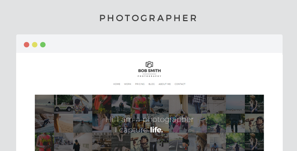 Photographer HTML Template