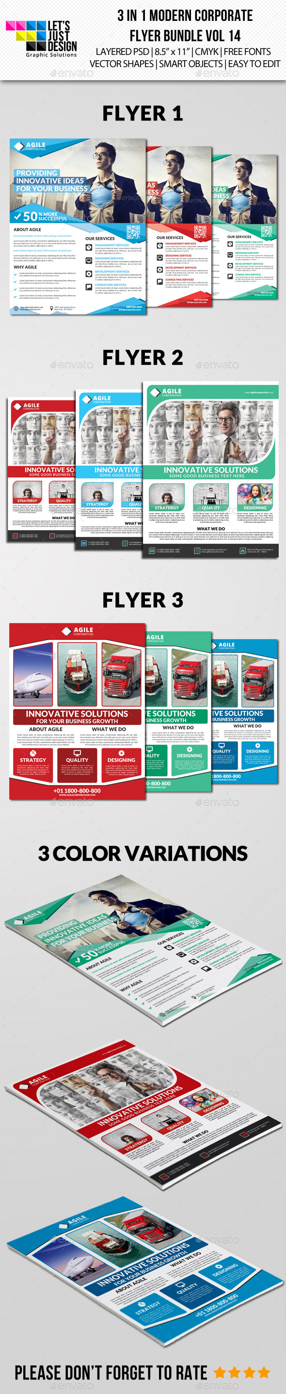 GraphicRiver Modern Corporate Flyer Pack Vol 14 11244550 GraphicRiver Modern Corporate Flyer Pack Vol 14 11244550