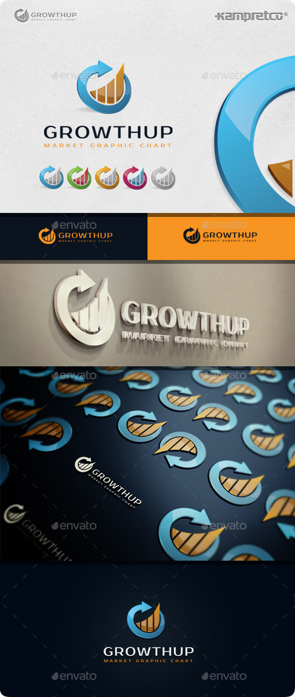 GraphicRiver Growth Chart Logo 11208105 GraphicRiver Growth Chart Logo 11208105